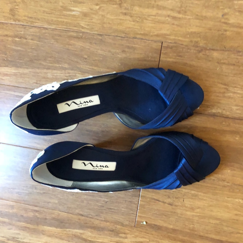 Blue Nina heels